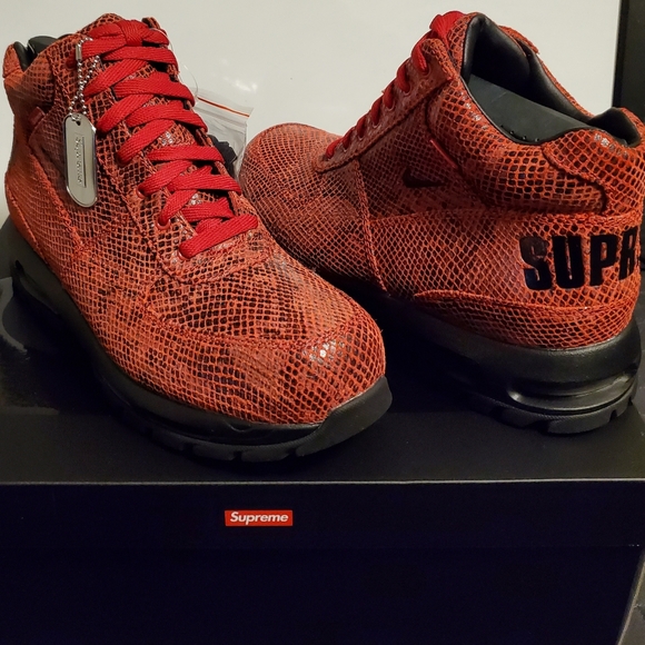 Supreme x Nike Air Max Goadome “Red Snakeskin” 9.5 - Picture 5 of 11